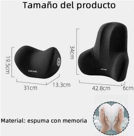 Miniatura 3 de Kit de Almohadas Cuello y Espalda Carro